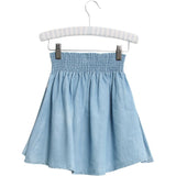 Designer Kids Fashion at Bloom Moda Online Children's Boutique - Wheat Denim Netty Skirt,  Skirt