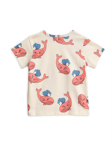 Designer Kids Fashion at Bloom Moda Online Children's Boutique - Mini Rodini Printed Whale T-Shirt,  Shirt