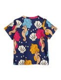 Designer Kids Fashion at Bloom Moda Online Children's Boutique - Mini Rodini Seahorse T-Shirt,  Shirt