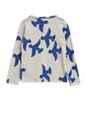 Designer Kids Fashion at Bloom Moda Online Children's Boutique - Mini Rodini Flying Birds Grandpa Shirt,  Shirt