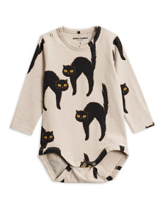 Designer Kids Fashion at Bloom Moda Online Children's Boutique - Mini Rodini Cat Long Sleeve Body,  Bodies