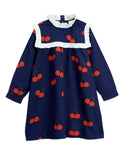 Designer Kids Fashion at Bloom Moda Online Children's Boutique - Mini Rodini Cherry Woven Frill Dress,  Dress