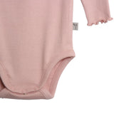 Designer Kids Fashion at Bloom Moda Online Children's Boutique - Wheat Ribbed Body with Lace,  Bodies