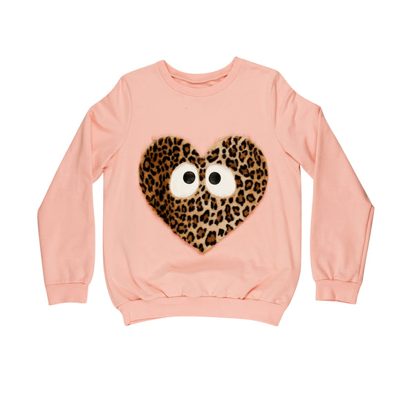Designer Kids Fashion at Bloom Moda Online Children's Boutique - Wauw Capow by BangBang Heart Sweatshirt,  Sweatshirt