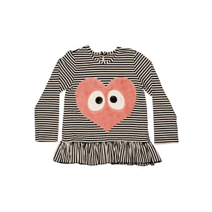 Designer Kids Fashion at Bloom Moda Online Children's Boutique - Wauw Capow by BangBang Miss Heart Shirt,  Blouse
