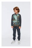 Designer Kids Fashion at Bloom Moda Online Children's Boutique - Molo Ramiz Lake Monsters Shirt,  Shirt