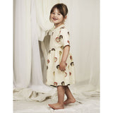 Designer Kids Fashion at Bloom Moda Online Children's Boutique - Mini Rodini Monkeys Woven Dress,  Dress