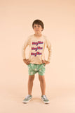 Designer Kids Fashion at Bloom Moda Online Children's Boutique - Tinycottons Hello Pleat Shorts,  Shorts