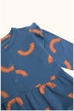 Designer Kids Fashion at Bloom Moda Online Children's Boutique - Tinycottons Market Badges Fleece Dress,  Dress