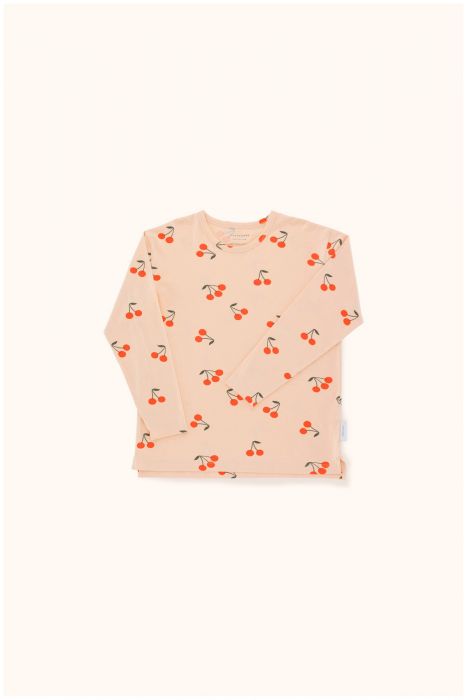 Designer Kids Fashion at Bloom Moda Online Children's Boutique - Tinycottons Cherries Relaxed Shirt,  Shirt