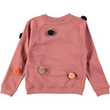 Designer Kids Fashion at Bloom Moda Online Children's Boutique - Molo Marcella Pom Pom Shirt,  Sweaters