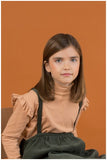 Designer Kids Fashion at Bloom Moda Online Children's Boutique - Tinycottons Mockneck Shirt,  Shirt