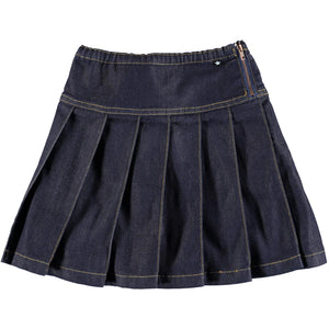 Designer Kids Fashion at Bloom Moda Online Children's Boutique - Molo Bina Denim Skirt,  Skirt