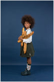Designer Kids Fashion at Bloom Moda Online Children's Boutique - Tinycottons Solid Shoulder Frills Blouse,  Shirt