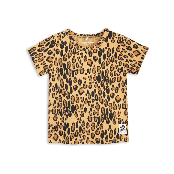 Designer Kids Fashion at Bloom Moda Online Children's Boutique - Mini Rodini Basic Leopard SS Tee,  Shirt