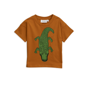 Designer Kids Fashion at Bloom Moda Online Children's Boutique - Mini Rodini Crocco Brown T-Shirt,  Shirt