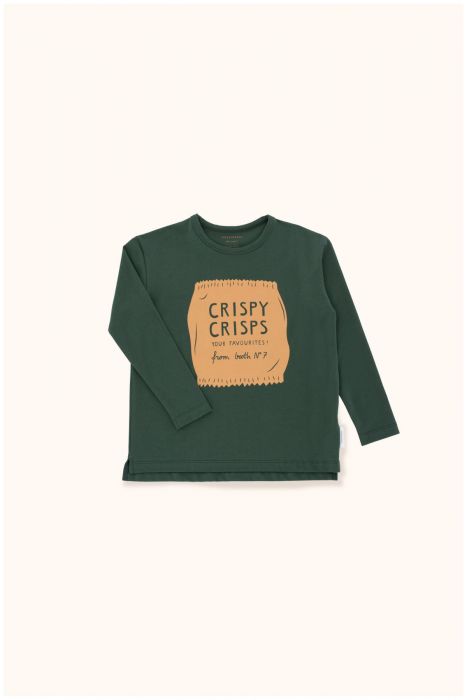 Designer Kids Fashion at Bloom Moda Online Children's Boutique - Tinycottons Crispy Crisps Graphic Shirt,  Shirt
