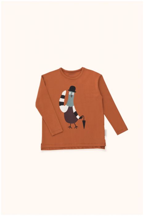 Designer Kids Fashion at Bloom Moda Online Children's Boutique - Tinycottons Pigeon Graphic Shirt,  Shirt